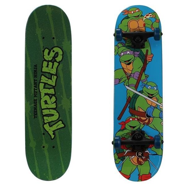 Play Wheels Play Wheels 166838 28 in. Teenage Mutant Ninja Turtles Skateboard - Turtle Time 166838